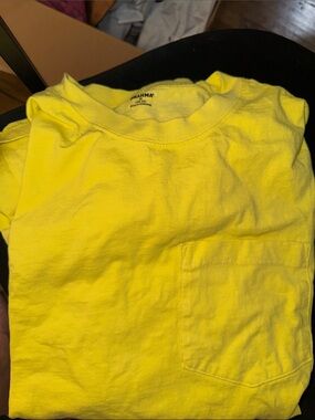 Brahma Bright Yellow Short Sleeve Pocket Tee - men’s unisex